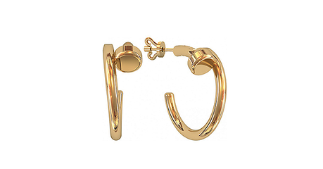 кт038 Серьги- пусеты 