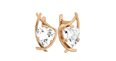 кт196 Золотые серьги с триллионами.