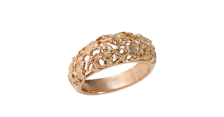 кц050 Объёмный ажур в золоте «Застывшее кружево»