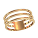 кц091 Широкое фаланговое кольцо из золота