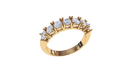 кц122 Золотое кольцо «Семь звёзд»