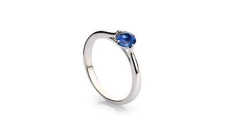 кц169 Золотое кольцо с крупным фианитом