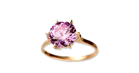 кц230 Золотое кольцо «Императрица» — камень 10 мм, который видно за версту