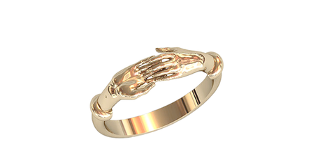 кц231 Ирландское кольцо (Кольцо обещания) 