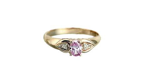 кц341 Нежное колечко в виде цветка