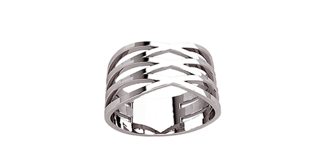 кц390 Широкое кольцо без камней