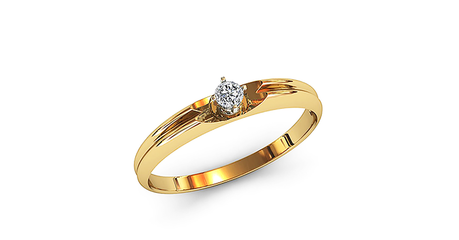 кб067 Женское золотое кольцо.