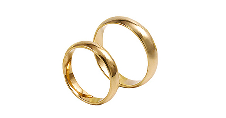 ко001 Кольца обручальные 