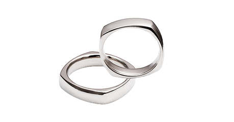 Покрытые белым родием 