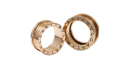 ко020 Обручальные кольца, стиль Bvlgari*
