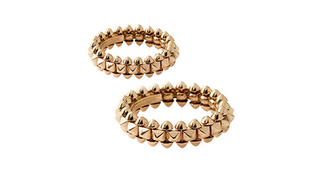 ко021 Обручальные кольца с подвижными элементами, стиль Cartier*