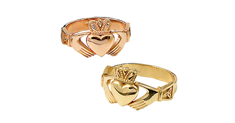 ко022 Кладдахские обручальные кольца  