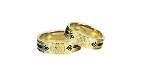 ко061  Славянские обручальные кольца 