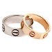 ко076  Кольца обручальные в красном и белом золоте.Стиль Cartier* 