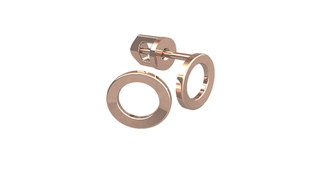 сц045 Серьги-пусеты 