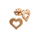 сц055 Золотые сердечки-гвоздики 