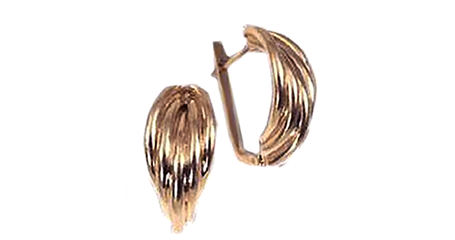 ср027 Большие массивные серьги 