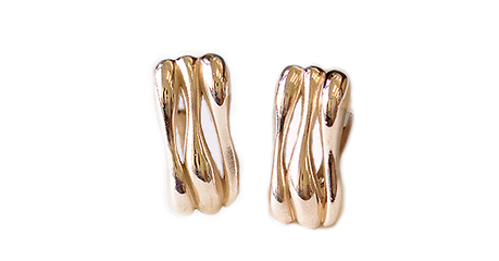 ср030 Серьги «АБСТРАКЦИЯ» — форма, которую не расшифровать, а чувствовать.