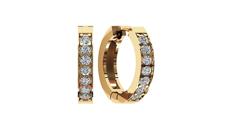 ср039 Серьги-крабики Конго 