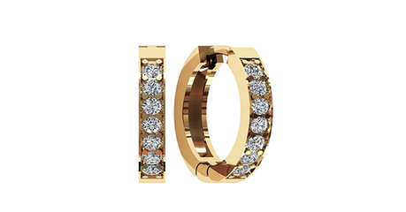 ср039 Серьги-крабики Конго 