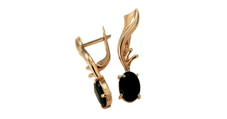 ср141 Серьги с фианитами 