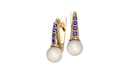 ср158 Серьги с жемчугом 