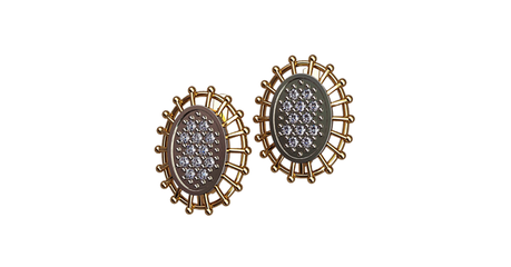 ср201 Серьги с фианитом 