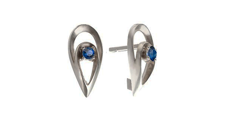 ср222 Серьги с фианитами