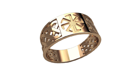 пч008 Кольцо «КОЛОВРАТ» — сила Солнца на твоём пальце