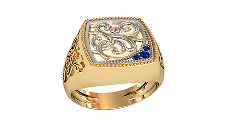 пч014 Золотая печатка 