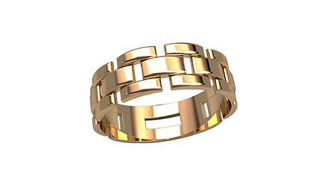 пч027 Мужское кольцо в стиле Rolex