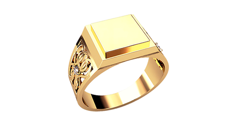 пч042 Печатка с гладкой площадкой 