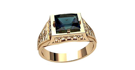 пч067 Печатка в винтажном стиле