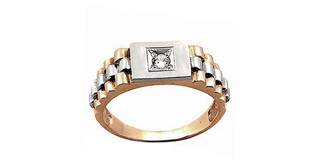 пч078 Печатка в стиле Rolex 