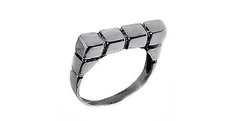 пч115 Оригинальное мужское кольцо на мизинец