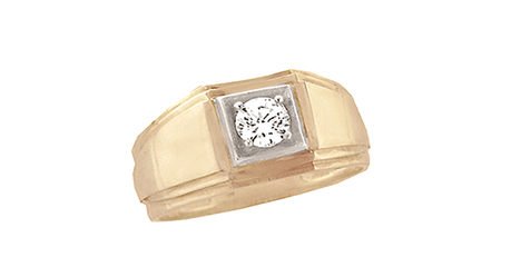 пч126 Печатка с фианитом  