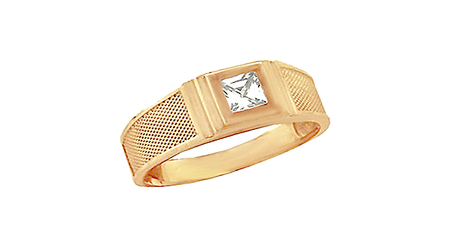 пч134 Печатка с квадратным камнем