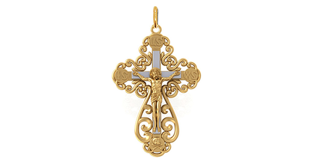 кр001 Крест православный 