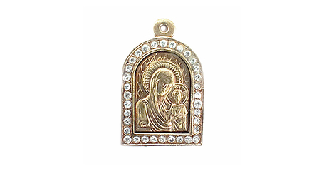 кр081 Образок Богородицы