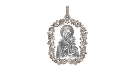 кр082 Образок Богородицы