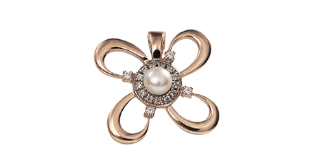 пд050 Подвес объёмный с жемчугом 