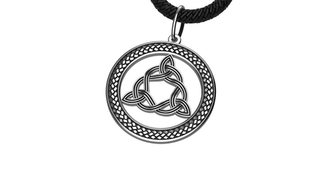пд090 Подвес-оберег «Узел Бригит»