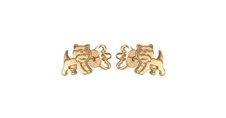 дт071  Серьги-пусеты 