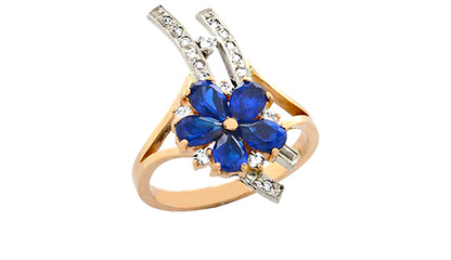 ск001 Нарядное кольцо 