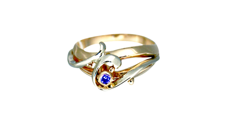 ск101 Кольцо с фианитом 