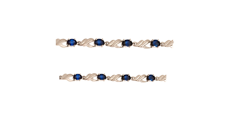 Привлекательный литьевой браслет с фианитами бр005