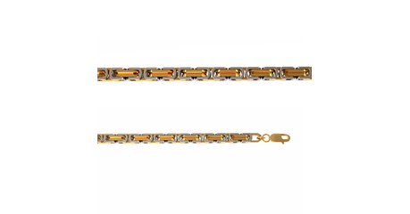 Браслет литьевой, комбинированный без камней бр018