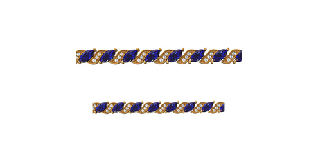 Женский литьевой браслет с фианитами бр021