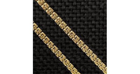 Цепь штампованная №2, застежка-карабин. Цена - за 50 см.