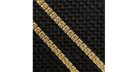 Цепь штампованная №2, застежка-карабин. Цена - за 50 см.